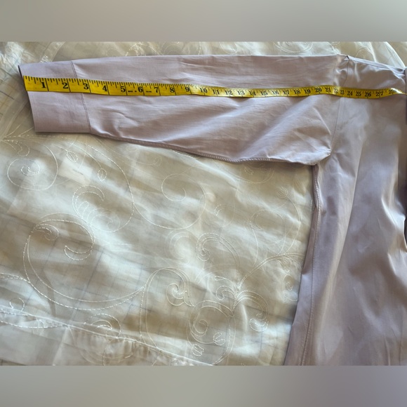 LandsEnd Men’s 15 1/2x33 Lavender Long Sleeve Button Down Dress Shirt - Picture 10 of 12